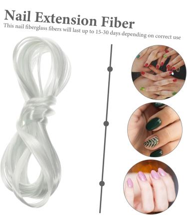FRCOLOR 1 Silk Fiber Glassine Manicure Fiber Nail Extension Fiber Nail Length Tips False Nail Fiber Fiberglass Nail Silk Nail Salon Supplies Manicure Extension Fiber Square Uni Size 1 As Shown - Buy Online on GoSupps.com
