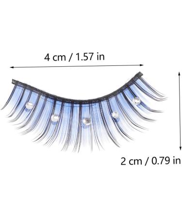 Beatifufu 5 Pairs Reusable Black Eyelashes Soft Thick Lashes Segmented False Eyelashes Soft Light Fake Lash Lashes with Color Natural Fake Lashes Cosplay Lashes Fiber Manual Diamond 5d - Buy Online on GoSupps.com