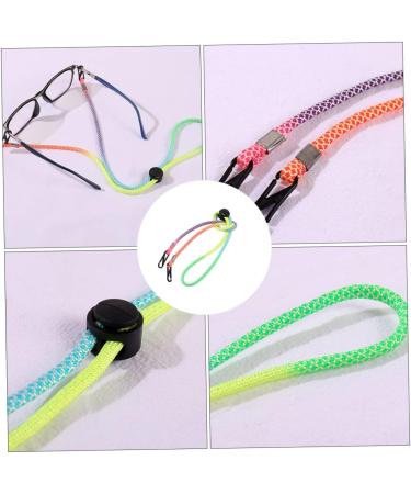 FRCOLOR 6-Piece Adjustable Anti-Lost Rope for Sunglasses Hats & Masks - Colorful Glasses Strap & Cap Cords - Buy Online on GoSupps.com