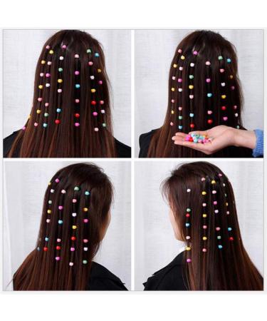 Yueser 150 Mini Hair Clips Set - Colorful Flower Heart & Star Shaped Rainbow Pearl Clips for Girls Toddlers & Women | Perfect for Every Occasion - Buy Online on GoSupps.com