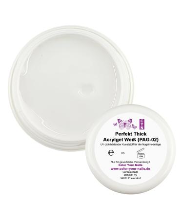 Perfect Thick Acrylic Gel White (PAG-02) extra thick (30ml)