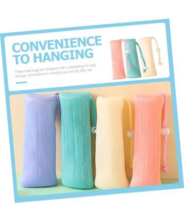 Baluue 9 Pcs Soap Bag Foam Net Soap Savers for Bar Soap Exfoliating Soap Pouch Soap Exfoliating Pouch Pe - Buy Online on GoSupps.com