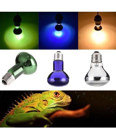 E27 Reptile Heat Bulb Infrared Heating Light Bulbs 25/50/75/100W UV Tortoise Turtle Light Beneficial UVA Basking Lamp Heat Bulb(25W Green) 25w Green - Buy Online on GoSupps.com