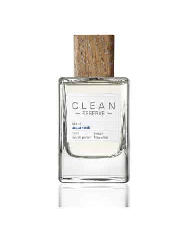 CLEAN RESERVE Acqua Neroli Eau de Parfum | Eco-Conscious & Sustainable Spray Fragrance | Vegan Phthalate-Free & Paraben-Free 3.4 Fl Oz