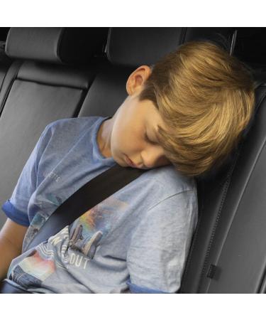 SANDINI SleepFix Kids Outlast Neck Pillow - Supportive Child's Neck Cushion with Temperature Regulation - Ideal for Car, Bike, and Travel - Prevents Head Tilting - Blue - Buy Online on GoSupps.com