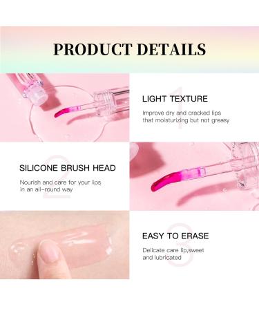 GECOMO High-Shine Clear Color Change Lip Stain Balm - Moisturizing Tinted Lip Oil Gloss for Dry Lips (0.13oz/3.8g) - 01 Safflower - International Shipping Available - Buy Online on GoSupps.com