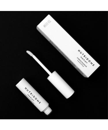 Nutridome Eyebrow Serum - 4 ml - Vegan Eyebrow Serum - Densifies Hair Promotes Growth - With Green Tea Collagen Vitamin B3 - Booster Effect After 4 Weeks - Buy Online on GoSupps.com