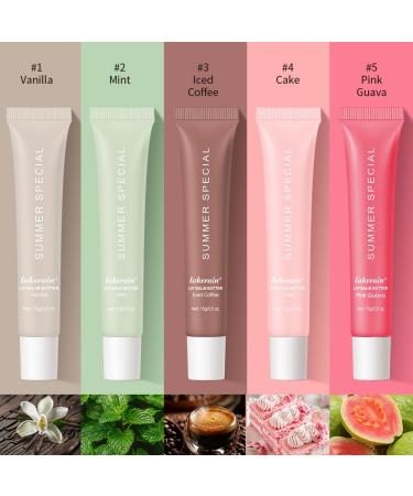 5Pcs Summer Special Lip Butter Balm Set-Shea Butter & Avocado Oil Formula Long-lasting Hydrating Non-Sticky Lip Gloss Soften Dry and Lip Care (5 PCS) 5Color - Buy Online on GoSupps.com