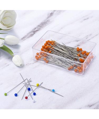 Sewing Pins 800 PCS Straight Quilting Pins 1.6 in Glass Ball Head Pins for Fabric Crafting - Buy Online on GoSupps.com
