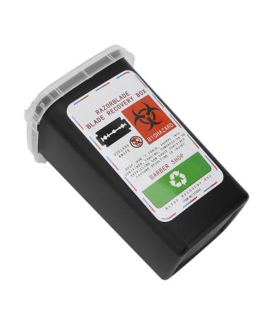 Blade Tank & Razor Blade Disposal Box - Secure Collection Container for Barbershops & Salons (Black) - Buy Online on GoSupps.com