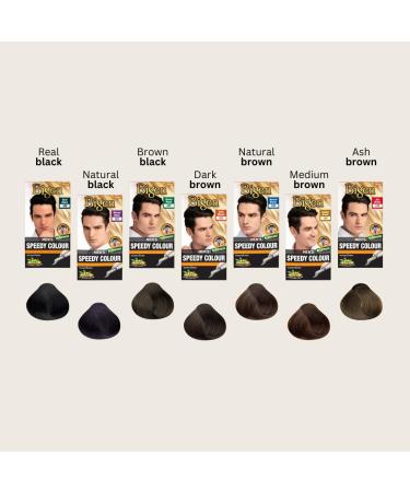Bigen Men's Speedy Hair Colour 105 Medium Brown - Fast & Easy Hair Dye for Men | International Shipping Available - Buy Online on GoSupps.com