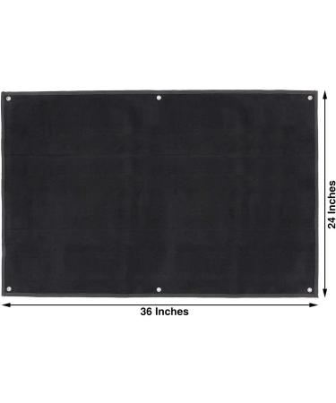 Tactical Patch Display Panel 24x36 Holder Board for Army Combat Morale Uniform - Hook and Loop Emblems - Black (Medium) - Patches Not Included - Buy Online on GoSupps.com