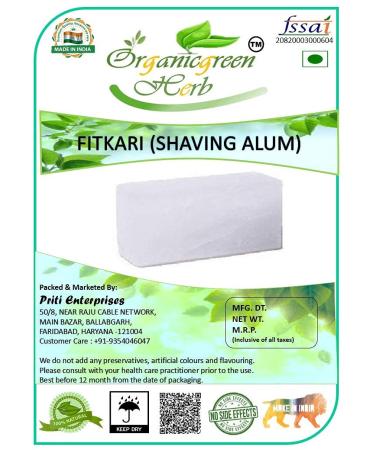 Pierre d'alun raser | Pierre d'alun (1 kg) Phitkari