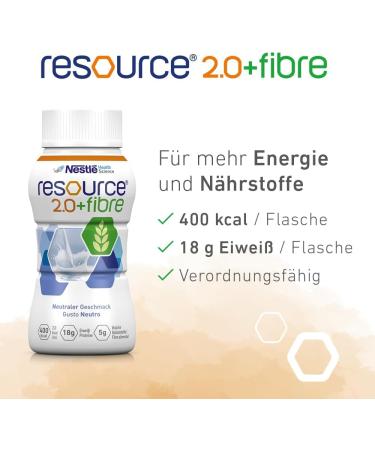  ReSource Nestle Resource 2.0 Fibres 24 x 200 ml - Buy Online on GoSupps.com