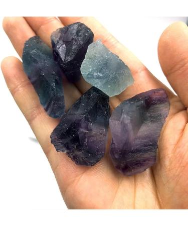 Natural Raw Rainbow Fluorite Stone Quartz Crystals Rock Aquarium Home Room Decoration Gemstone kaixun - Buy Online on GoSupps.com