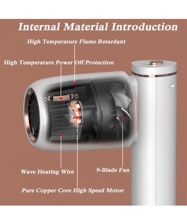 N/A Cordless Hair Dryers Portable Travel Hair Dryer Low Noise Home Blow Dryer w/15600mAh Built-in Battery Removable Air Vent for Women Kids Pet Outdoor Camping Beach White - Buy Online on GoSupps.com