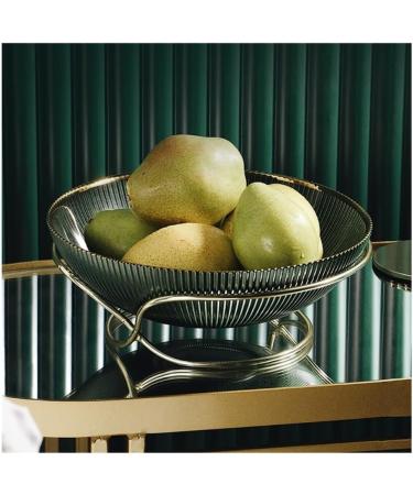 Fruit Plates Glass Fruit Plate Living Room Home Coffee Table Desktop Ornaments Snacks Melon Seeds Dried Fruit Plate Candy Plate for Kitchen Countertop - Buy Online on GoSupps.com