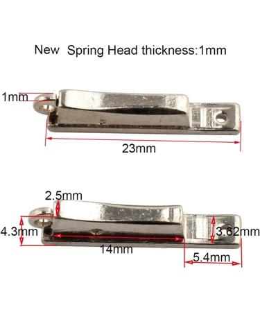 20pcs Eyeglass Spring Hinges with Case - Replacement Parts for Damaged Eyeglass Hinges (1.0MM) | International Shipping Available - Buy Online on GoSupps.com