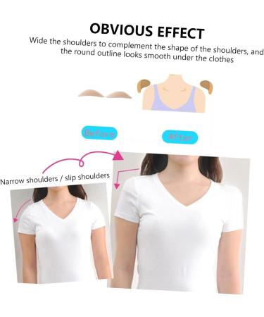 SEWACC 3 Pairs Thick Shoulder Pads Shoulder Padding Silicone Shoulder Lifter Silicone Shoulder Pads Beauty Shoulder Cushion Unisex Shoulder Cushion Invisible Shoulder Pads Push-up Pads Transparent Colorx3pcs 13X7X0.8cmx3pcs - Buy Online on GoSupps.com