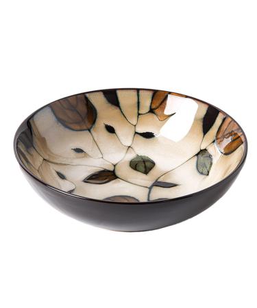 28 Oz Ceramic Bowls for Kitchen Soup Pho Bowls Porcelain Salad Bowl for Ramen Pasta Cereal Dessert Noodle Serving Bowls Japanese Style Country Hand Painted Tableware