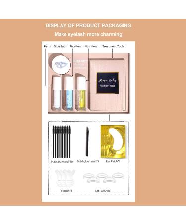 Eyelash Extension Kit Professional Eyelash Lift Kit With Tools - Includes Eye Pads And Accessories Semi Permanent Curling Eyelash Perm Kit For Salon-Quality Lashes Pomurom - Buy Online on GoSupps.com