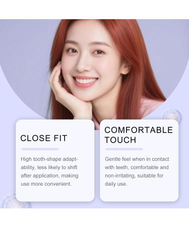 Purple Shiny Teeth Care Strips - Improves Tooth Surface Brightens Tooth Color Daily Care Comfortable Easy Application(5pcs) - Buy Online on GoSupps.com