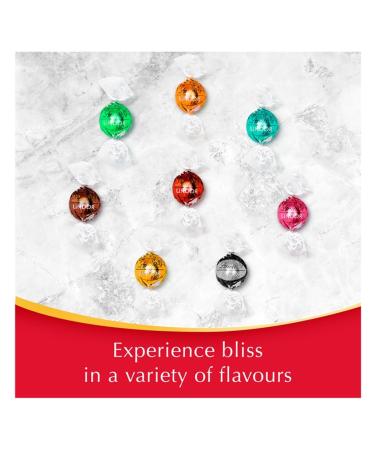 Lindt Lindor Milk Chocolate Truffle Bag - 1 kg (Approx. 80 Balls) - Perfect for Sharing - Smooth Melting Filling - International Shipping Available - Buy Online on GoSupps.com