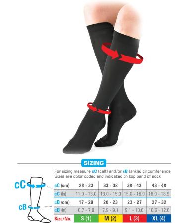 Neo G Women's Travel Compression Socks - Energize Tired Legs - Graduated Compression, Black, Size M - Buy Online on GoSupps.com