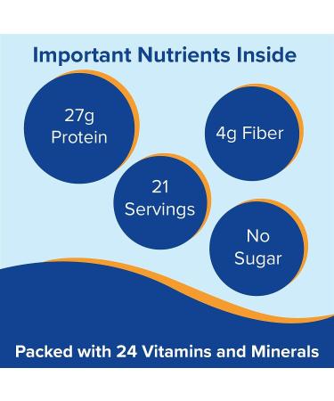 Bariatric Fusion Unflavored 27g Protein Meal Replacement Powder - 21 Servings for Gastric Bypass & Sleeve Gastrectomy Patients - Gluten, Aspartame, and Sugar-Free - Buy Online on GoSupps.com