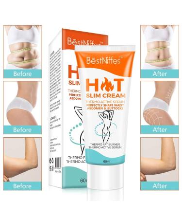 Hot Cream Fat Burner - 2 Pack Slimming & Cellulite Treatment for Weight Loss - 2.02 Fl Oz - Buy Online on GoSupps.com