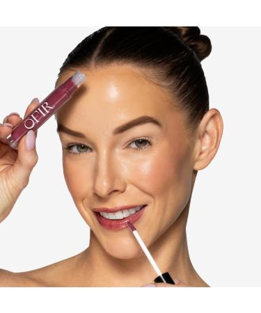 OFIR Hue Hydrator Sheer Lip Jelly | Luminous Gloss Shine Formula With Apricot Oil Coconut Oil Vitamin E for Subtle Color | Vegan Cruelty Free Hydrating lip Balm | Sangria - Rich Berry 0.135 Fl oz - Buy Online on GoSupps.com
