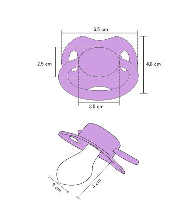 LittleForBig Bigshield Generation-II Adult Pacifier in Purple - Comfortable and Durable - Buy Online on GoSupps.com