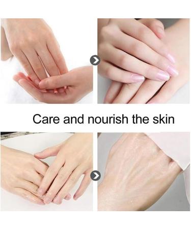 Overnight Hand Mask Intensive Hand Moisturizing and Repairing Gloves Sleeping Spa Silicone Gloves Hand Moisturizer Care Washable Moisture Gloves for Women Men (White) - Buy Online on GoSupps.com