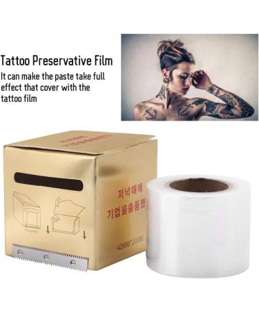  Caiqinlen Barrier Film Roll Recovery Multifunctional Safe for Colouring Eyebrow Cling Film with Box (42 mm x 200 m) - Buy Online on GoSupps.com
