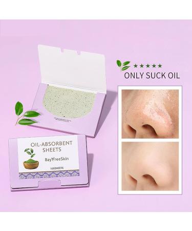 Blotter Paper Oil Control 100 Sheets Oil Blotting Sheets for Face 100 Oil Absorbing Sheets Face Blotting Sheets for Removing Oil Grease & Preventing Blackheads Shayu - Buy Online on GoSupps.com
