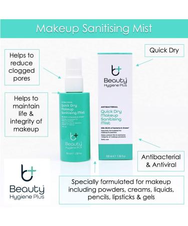 Beauty Hygiene Plus Makeup Sanitising Mist 100ml - Antibacterial & Antiviral Formula - Buy Online on GoSupps.com
