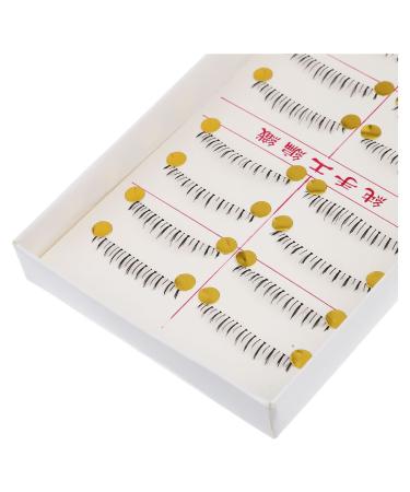 10 Pairs Natural Black False Eyelashes - Clear Band for Stunning Eyes | International Shipping - Buy Online on GoSupps.com