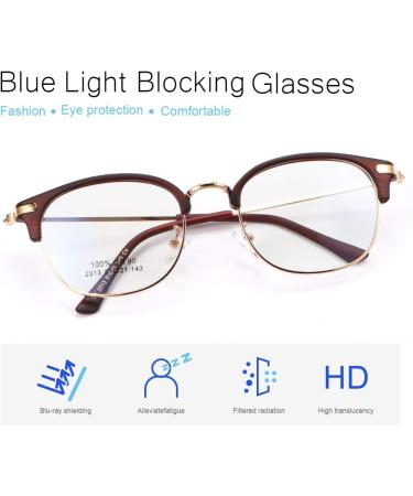 Blue Light Filter Glasses for PC & Gaming | Anti-Flashing & Anti-Eye Tiredness - Unisex TR2013 - Buy Online on GoSupps.com