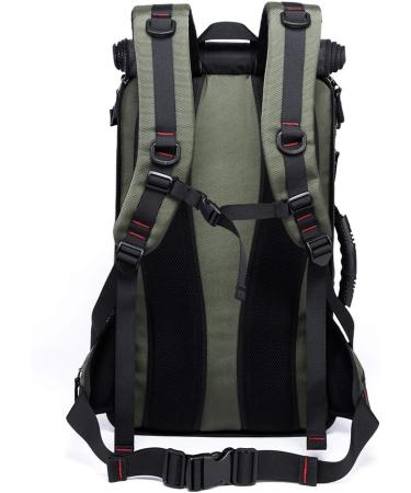 Kiepoar 40L Waterproof Hiking Backpack | 3-in-1 Travel Bag with Theft Protection & Shoe Compartment | Green Outdoor Sports Gear - Buy Online on GoSupps.com