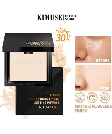 Pressed Powder Foundation | High Definition Powder Oil Control Face Pressed Powder Lightweight Translucent HD Finishing Powder Smooths Face Skin Fills Fine Lines Kagrote #01 - Buy Online on GoSupps.com
