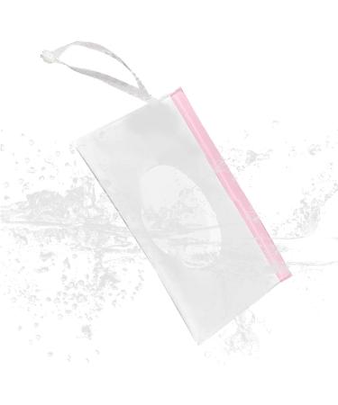 Wet Wipes Dispenser - Portable Wet Wipe Dispenser Bag | Reusable Travel Baby Wipes Dispenser Carrying Pouch for Diaper Bag Hondony Pink - Buy Online on GoSupps.com