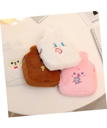 Lurrose 4pcs Sanitary Napkin Storage Bag Set - Travel Purse for Women | Cartoon Design | Diaper & Makeup Organizer Pouches - Buy Online on GoSupps.com