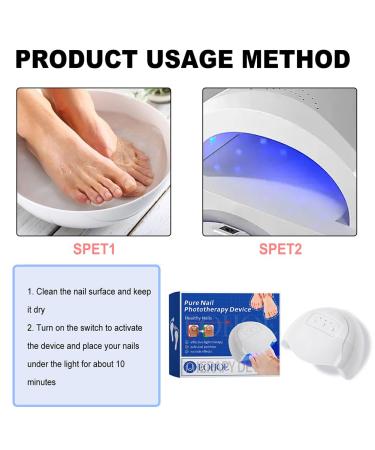Nail Fungus Laser Device - Fast & Effective Home Treatment for Nail Care | Test Winner for Footpiece Therapy - Buy Online on GoSupps.com