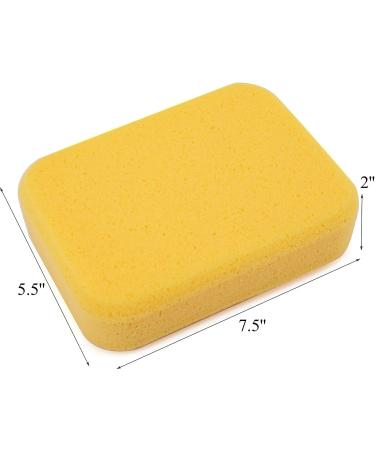 Yesland 10 Pcs Synthetic Sponges for Painting, Crafts, Grout, Cleaning - 7.5 x 5.5 x 2 Inches - Buy Online on GoSupps.com