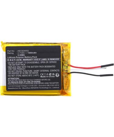 Buy Synergy Digital Wireless Headset Battery - Compatible with HyperX AEC624052 (1500mAh) - Ultra High Capacity Replacement Battery for Enhanced Performance - Buy Online on GoSupps.com