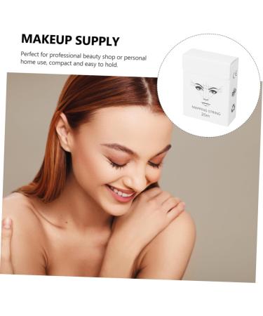 Housoutil 1box Salon Locating Drawing Ruler Mapping Ink Auxiliary Supplies Rulers Practical Makeup 6x4.5cm White - Buy Online on GoSupps.com