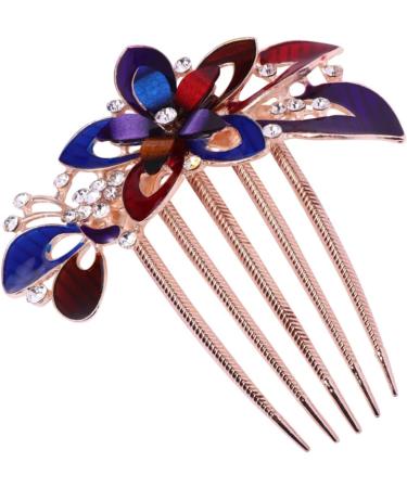 POPETPOP barrettes for women bridesmaid hair accessories goody hair clips for women vintage hair comb floral hair comb wedding jewelry for bridesmaids Fashion Headwear Wedding Headdress pin - Buy Online on GoSupps.com