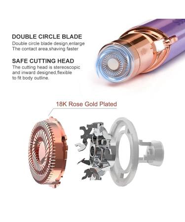 Tuokiy Facial Hair Remover Replacement Heads - 6 Count | Fits Flawless Finishing Touch Tool | As Seen On TV - Buy Online on GoSupps.com