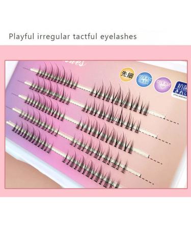 Shop Individual Cluster Lashes - 3D Effect Volume Lashes C Curl 5 Rows Best Eyelash Extensions for Home Makeup - Buy Online on GoSupps.com