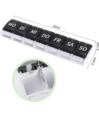 7-Day Pill Organizer - Opret Tablet Box Rainbow Medication Storage Compact & Travel-Friendly - Buy Online on GoSupps.com